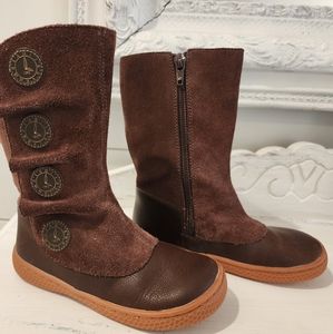 Livie and Luca leather toddler girl boots